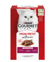 GOURMET mon Petit Pokarm dla kotów - MIX Mięsny 6x50g 