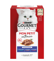 GOURMET mon Petit Pokarm dla kotów - MIX Rybny 6x50g 