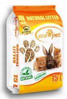 Gaja Eco-Pet Drewniany Żwirek dla kota i ściółka dla małych zwierząt 10kg/15L