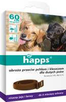 HAPPS - obroża przeciw pchłom i kleszczom dla dużych psów 60cm