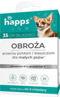 HAPPS - obroża przeciw pchłom i kleszczom dla małych psów 35cm