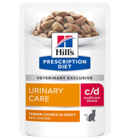 HILL'S PD Prescription Diet Feline c/d Urinary Stress Kurczak 85g saszetka