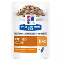 HILL'S PD Prescription Diet Feline k/d Kurczak 85g - saszetka