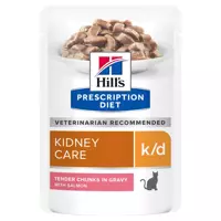 HILL'S PD Prescription Diet Feline k/d łosoś 12 x 85g - saszetka