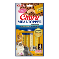 INABA  Cat Meal Topper Chicken wiith Cheese Recipe 4x14 (56g)