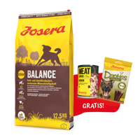 JOSERA Balance Senior/Light 12,5kg + Denties 180g & Meatlovers 400g GRATIS!!