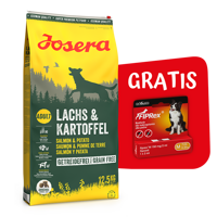 JOSERA Lachs & Kartoffel -Grain Free 12,5kg + FIPREX 75 M 2ML GRATIS!!