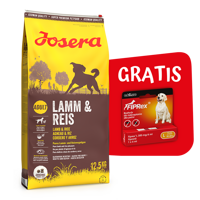 JOSERA Lamb & Rice 12,5kg + FIPREX 75 L 4ML GRATIS!!