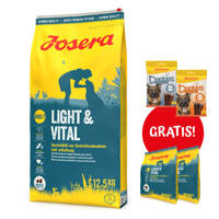 JOSERA Light & Vital 12,5kg + 2x900g & Denties 2x180g GRATIS!!