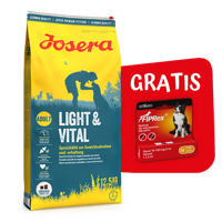 JOSERA Light & Vital 12,5kg + FIPREX 75 M 2ML GRATIS!!