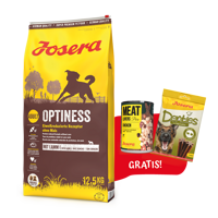 JOSERA Optiness 12,5kg + Denties 180g & Meatlovers 400g GRATIS!!