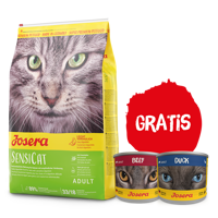 JOSERA SensiCat 10kg + 2x puszka 200g GRATIS!!