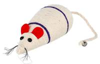 KERBL Zabawka duża mysz sizalowa, 31,5 x 13 x 10,5 cm