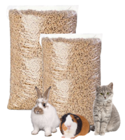 Lovery Animals Ekologiczny żwirek drewniany pellet dla kota, świnki, królika 2x15kg