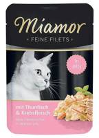 Miamor Feine Filets - mokra karma dla kota filety z tuńczyka z krabem 100g