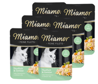 Miamor Feine Filets - mokra karma dla kota filety z tuńczyka z warzywami 6x100g