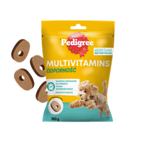 PEDIGREE Multivitamins Odporność - karma uzupełniająca dla dorosłych psów, o smaku kurczaka 180 g