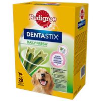 PEDIGREE® DentaStix™ Daily Fresh – karma uzupełniająca o smaku kurczaka, dla psów dużych ras– 4x270g