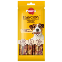 PEDIGREE - Ranchos Gryzaki na Dłużej 40 g – przysmaki dla psa, bogate w kurczaka, z marchewką