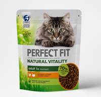 PERFECT FIT™ Natural Vitality 1+ z Kurczakiem i Indykiem 650 g - sucha karma dla dorosłych kotów