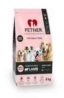 PETNER Karma ADULT SMALL BREEDS dla dorosłych psów małych ras z jagnięciną  8kg