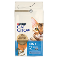 PURINA Cat Chow 3in1 Karma bogata w indyka 1,5kg//Opakowanie uszkodzone (2256) !!