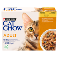 PURINA Cat Chow Adult Karma dla kotów z kurczakiem i cukinią w galaretce 10x85 g