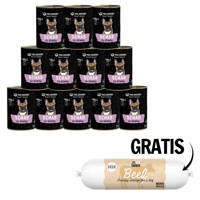 Paka Zwierzaka - Seventh heaven - Schab ze śliwką (pork & plum) 12x400g + kiełbaska treningowa GRATIS !!!