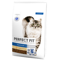 Perfect Fit™ - sucha karma pełnoporcjowa dla dorosłych kotów niewychodzących, bogata w kurczaka 7kg