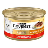 Purina Gourmet Gold Sauce Delight z wołowiną 85g