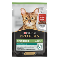 Purina Pro Plan Sterilised z wołowiną dla kota 26x85g + Rolka do ubrań GRATIS!!