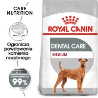 ROYAL CANIN CCN Medium Dental Care 3kg karma sucha dla psów dorosłych, ras średnich, redukująca powstawanie kamienia nazębnego