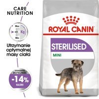 ROYAL CANIN CCN Mini Sterilised 8kg karma sucha dla psów dorosłych, ras małych, sterylizowanych/Opakowanie uszkodzone (7263,7446) !!! 