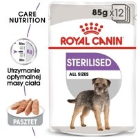 ROYAL CANIN CCN Sterilised 12x85g karma mokra - pasztet dla psów dorosłych, sterylizowanych