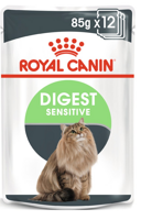 ROYAL CANIN  Digest Sensitive 12x85g karma mokra w sosie dla kotów dorosłych, wrażliwy przewód pokarmowy