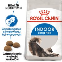 ROYAL CANIN  Indoor Long Hair 10kg karma sucha dla kotów dorosłych, długowłose, przebywających wyłącznie w domu//Opakowanie uszkodzone (9701,2047) !!!