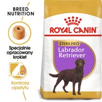 ROYAL CANIN Labrador Retriever Sterilised Adult 12kg karma sucha dla psów dorosłych, rasy labrador retriever, sterylizowanych\ Opakowanie uszkodzone (8707,1861,2166) !!! 