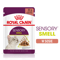 ROYAL CANIN Sensory Smell  karma mokra, kawałki w sosie 12x85g