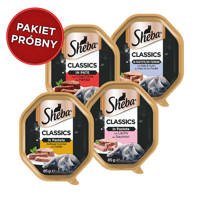 SHEBA® Classics pakiet próbny  4x85g - mokra karma dla kotów w pasztecie