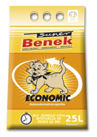 SUPER BENEK Żwirek Economic 25 l- 23kg/ Opakowanie uszkodzone (3061) !!!  