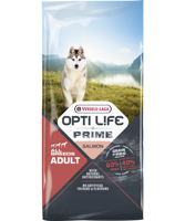 VERSELE-LAGA Opti Life Prime Adult Salmon 12,5kg - karma bezzbożowa dla dorosłych psów z łososiem\ Opakowanie uszkodzone (7267) !!! 