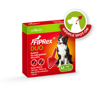 VET-AGRO FIPREX DUO M 134 mg + 120,6 mg roztwór do nakrapiania dla psów