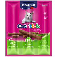 VITAKRAFT Kabanosy Cat Stick z kurczakiem i trawą dla kota 18g