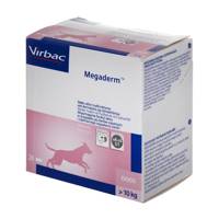 Virbac Megaderm 28x8 ml suplement diety dla psów 10-30 kg na problemy skórne