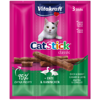Vitakraft Kabanosy Cat Stick Mini królik z kaczką dla kota 18g