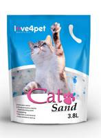 Żwirek Silikonowy dla Kota Cat Sand 3,8l - 1,5kg/Opakowanie uszkodzone (1436,2276)!